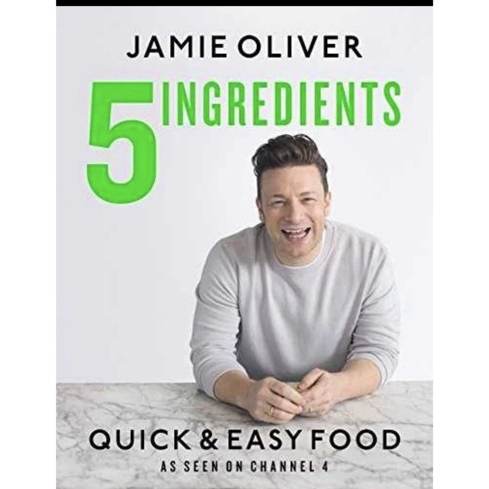 Jamie Oliver 5 Ingredients Hardcover Cookbook Nonfiction English